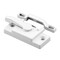 Prime-Line Sash Lock, Diecast Construction, White Powder Coat, Used on Single F 2744 - alternate 1